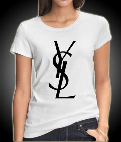 ysl t shirts women'|women YSL tie.